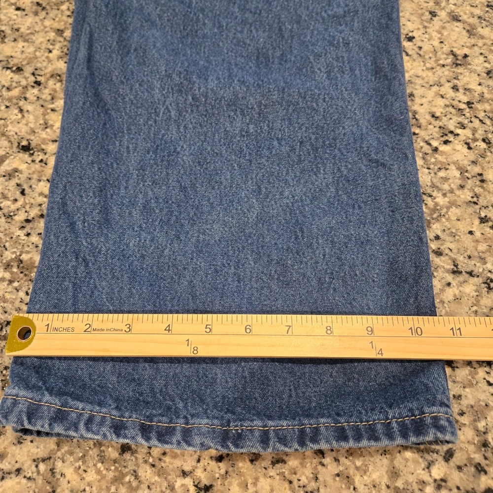 Dickies Carpenter Jean Mens 46x30 Blue New Relaxed Fit Straight Leg Work Pants - Picture 5 of 5